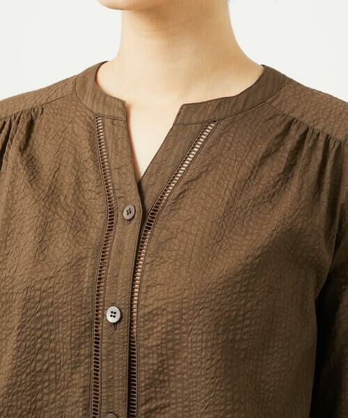 GIANNI LO GIUDICE / ジャンニ・ロ・ジュディチェ シャツ・ブラウス | [洗える・日本製]ミラクルウェーブブラウス | 詳細17