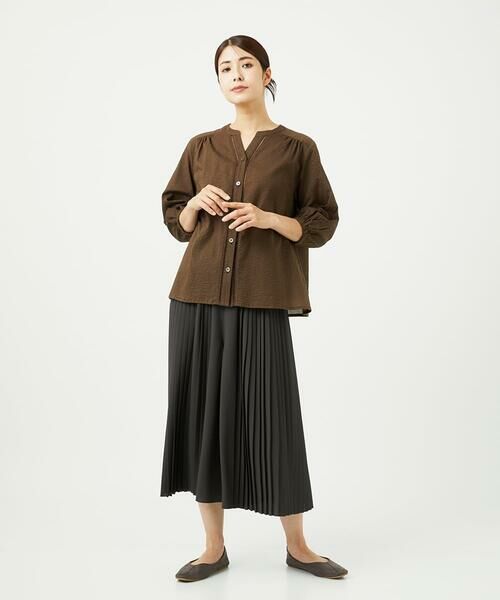 GIANNI LO GIUDICE / ジャンニ・ロ・ジュディチェ シャツ・ブラウス | [洗える・日本製]ミラクルウェーブブラウス | 詳細24