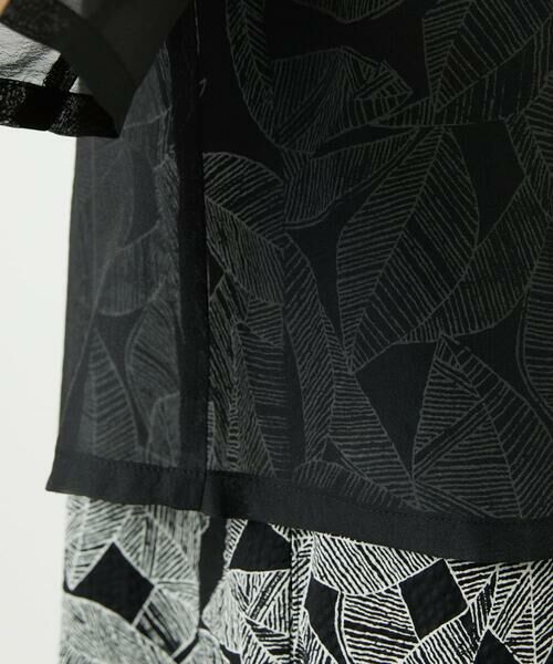 GIANNI LO GIUDICE / ジャンニ・ロ・ジュディチェ ロング・マキシ丈ワンピース | [洗える]ミラクルウェーブリーフプリントワンピース | 詳細12