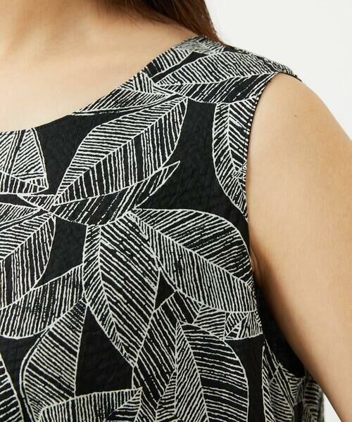 GIANNI LO GIUDICE / ジャンニ・ロ・ジュディチェ ロング・マキシ丈ワンピース | [洗える]ミラクルウェーブリーフプリントワンピース | 詳細19