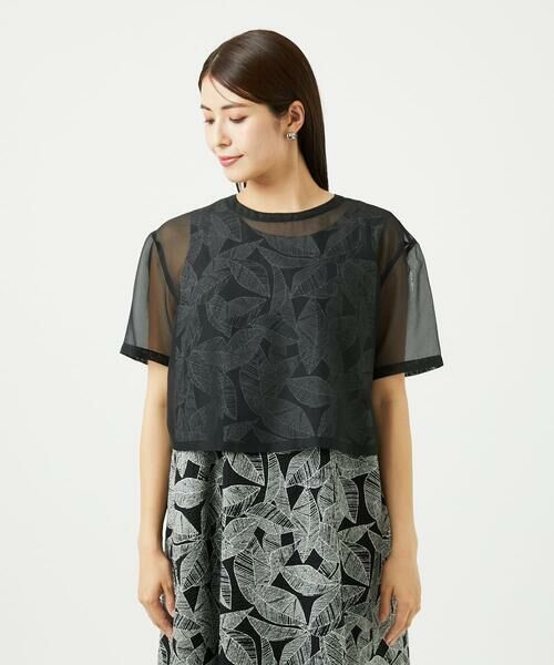 GIANNI LO GIUDICE / ジャンニ・ロ・ジュディチェ ロング・マキシ丈ワンピース | [洗える]ミラクルウェーブリーフプリントワンピース | 詳細6