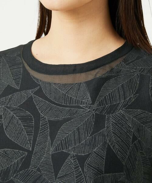 GIANNI LO GIUDICE / ジャンニ・ロ・ジュディチェ ロング・マキシ丈ワンピース | [洗える]ミラクルウェーブリーフプリントワンピース | 詳細9