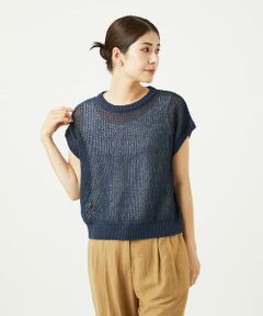 GIANNI LO GIUDICE / ジャンニ・ロ・ジュディチェ ニット・セーター | [洗える]Peメッシュニット