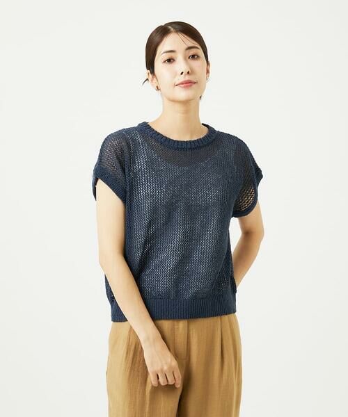 GIANNI LO GIUDICE / ジャンニ・ロ・ジュディチェ ニット・セーター | [洗える]Peメッシュニット | 詳細1