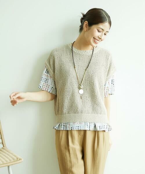 GIANNI LO GIUDICE / ジャンニ・ロ・ジュディチェ ニット・セーター | [洗える]Peメッシュニット | 詳細15