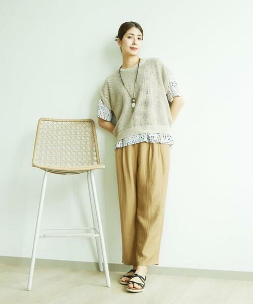 GIANNI LO GIUDICE / ジャンニ・ロ・ジュディチェ ニット・セーター | [洗える]Peメッシュニット | 詳細24