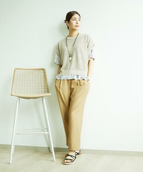 GIANNI LO GIUDICE / ジャンニ・ロ・ジュディチェ ニット・セーター | [洗える]Peメッシュニット | 詳細25