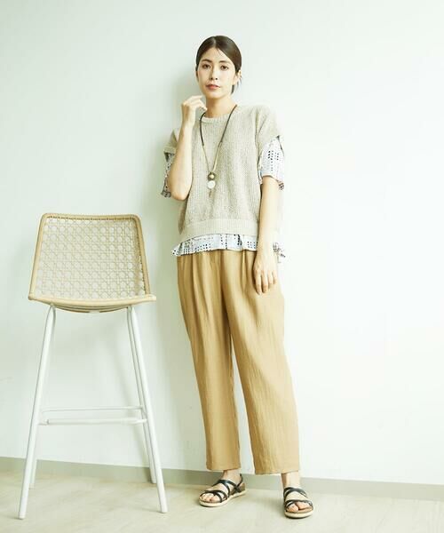 GIANNI LO GIUDICE / ジャンニ・ロ・ジュディチェ ニット・セーター | [洗える]Peメッシュニット | 詳細26