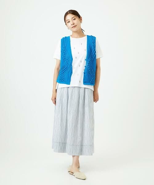 GIANNI LO GIUDICE / ジャンニ・ロ・ジュディチェ ロング・マキシ丈スカート | [洗える]コットンタックドビースカート | 詳細27