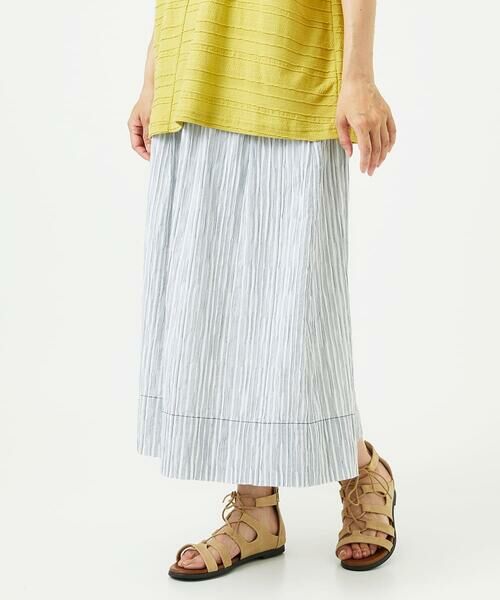 GIANNI LO GIUDICE / ジャンニ・ロ・ジュディチェ ロング・マキシ丈スカート | [洗える]コットンタックドビースカート | 詳細3