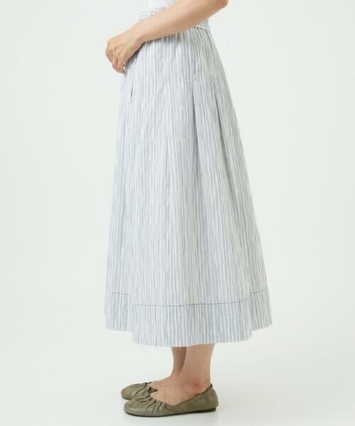 GIANNI LO GIUDICE / ジャンニ・ロ・ジュディチェ ロング・マキシ丈スカート | [洗える]コットンタックドビースカート | 詳細6