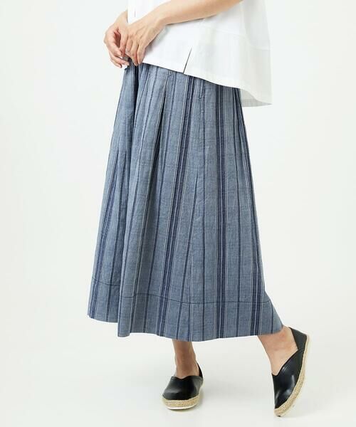 GIANNI LO GIUDICE / ジャンニ・ロ・ジュディチェ ロング・マキシ丈スカート | [洗える]ドビーシャーリングスカート | 詳細1
