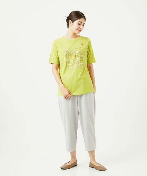 GIANNI LO GIUDICE / ジャンニ・ロ・ジュディチェ カットソー | [接触冷感・洗える・日本製]クールローレルスカイコット刺繍カットソー | 詳細5