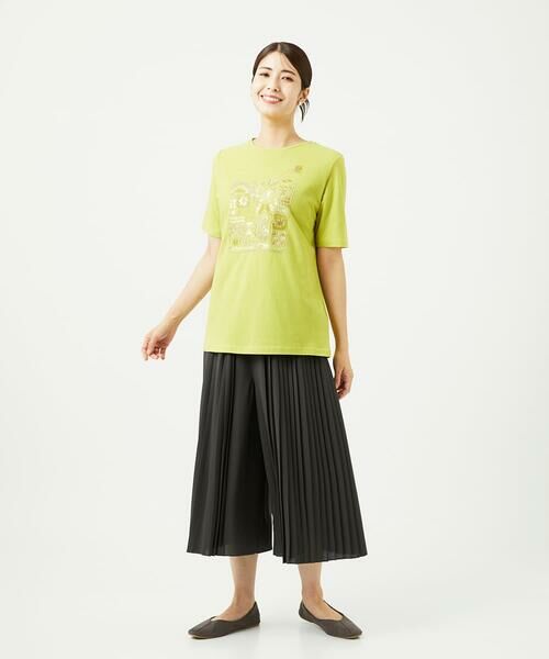 GIANNI LO GIUDICE / ジャンニ・ロ・ジュディチェ カットソー | [接触冷感・洗える・日本製]クールローレルスカイコット刺繍カットソー | 詳細6