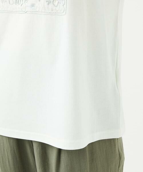 GIANNI LO GIUDICE / ジャンニ・ロ・ジュディチェ カットソー | [接触冷感・洗える・日本製]クールローレルスカイコット刺繍カットソー | 詳細23