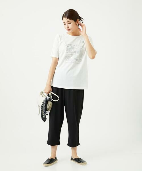 GIANNI LO GIUDICE / ジャンニ・ロ・ジュディチェ カットソー | [接触冷感・洗える・日本製]クールローレルスカイコット刺繍カットソー | 詳細28