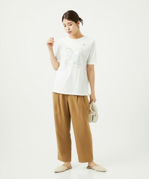 GIANNI LO GIUDICE / ジャンニ・ロ・ジュディチェ カットソー | [接触冷感・洗える・日本製]クールローレルスカイコット刺繍カットソー | 詳細29