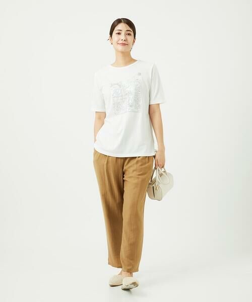 GIANNI LO GIUDICE / ジャンニ・ロ・ジュディチェ カットソー | [接触冷感・洗える・日本製]クールローレルスカイコット刺繍カットソー | 詳細30