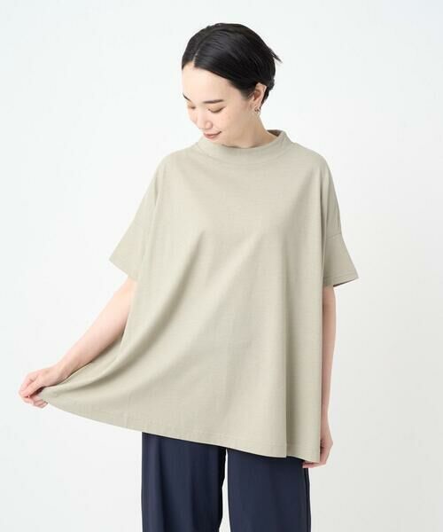 GIANNI LO GIUDICE / ジャンニ・ロ・ジュディチェ カットソー | [接触冷感・洗える・日本製]クールローレルスカイコットチュニックカットソー | 詳細2