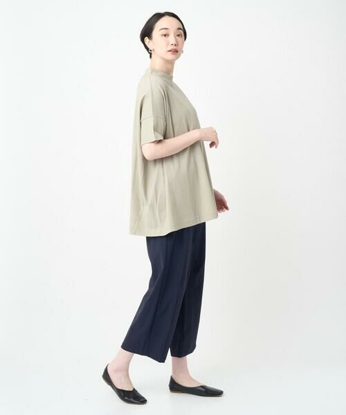 GIANNI LO GIUDICE / ジャンニ・ロ・ジュディチェ カットソー | [接触冷感・洗える・日本製]クールローレルスカイコットチュニックカットソー | 詳細4