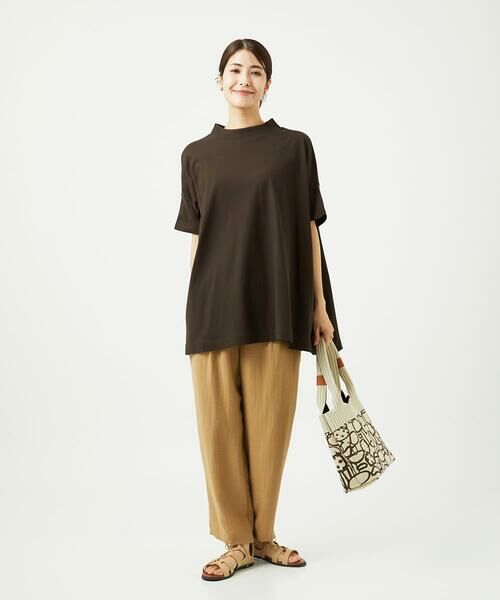 GIANNI LO GIUDICE / ジャンニ・ロ・ジュディチェ カットソー | [接触冷感・洗える・日本製]クールローレルスカイコットチュニックカットソー | 詳細10