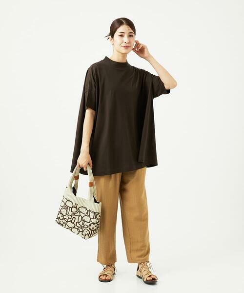 GIANNI LO GIUDICE / ジャンニ・ロ・ジュディチェ カットソー | [接触冷感・洗える・日本製]クールローレルスカイコットチュニックカットソー | 詳細11