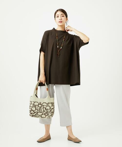 GIANNI LO GIUDICE / ジャンニ・ロ・ジュディチェ カットソー | [接触冷感・洗える・日本製]クールローレルスカイコットチュニックカットソー | 詳細12