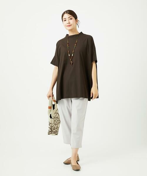 GIANNI LO GIUDICE / ジャンニ・ロ・ジュディチェ カットソー | [接触冷感・洗える・日本製]クールローレルスカイコットチュニックカットソー | 詳細13