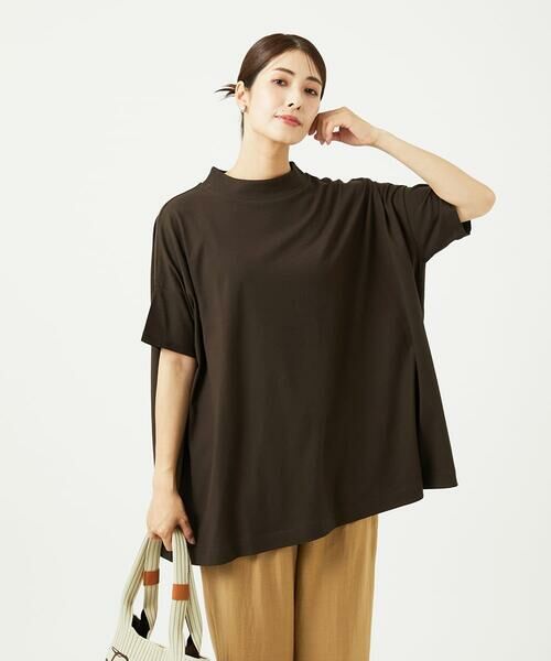 GIANNI LO GIUDICE / ジャンニ・ロ・ジュディチェ カットソー | [接触冷感・洗える・日本製]クールローレルスカイコットチュニックカットソー | 詳細8