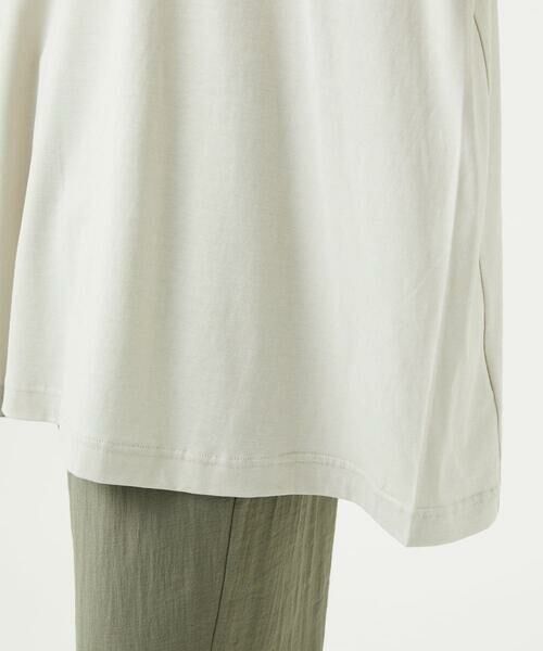 GIANNI LO GIUDICE / ジャンニ・ロ・ジュディチェ カットソー | [接触冷感・洗える・日本製]クールローレルスカイコットチュニックカットソー | 詳細22