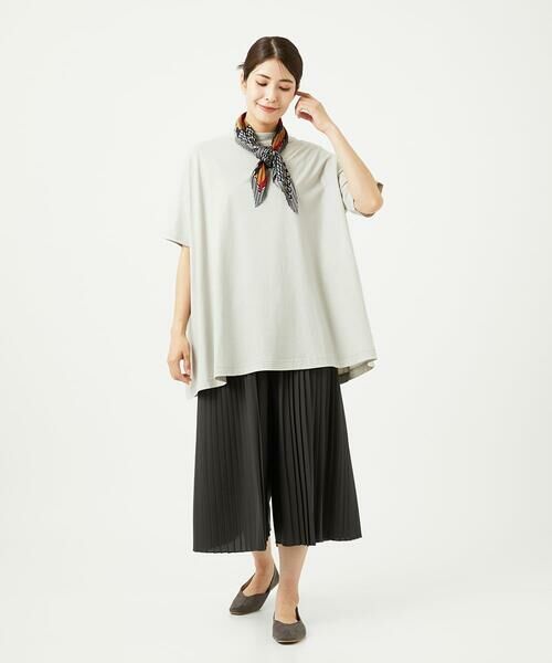 GIANNI LO GIUDICE / ジャンニ・ロ・ジュディチェ カットソー | [接触冷感・洗える・日本製]クールローレルスカイコットチュニックカットソー | 詳細26