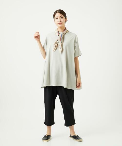 GIANNI LO GIUDICE / ジャンニ・ロ・ジュディチェ カットソー | [接触冷感・洗える・日本製]クールローレルスカイコットチュニックカットソー | 詳細28