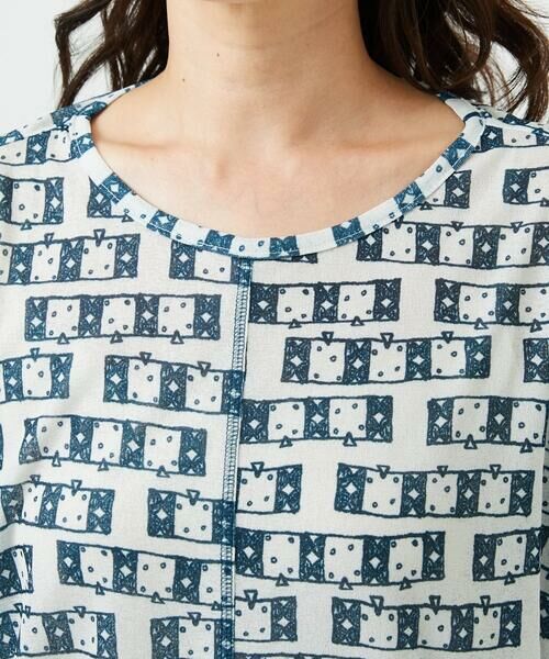 GIANNI LO GIUDICE / ジャンニ・ロ・ジュディチェ カットソー | [洗える・日本製]融着幾何プリントドルマンカットソー | 詳細12