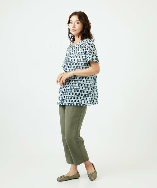 GIANNI LO GIUDICE / ジャンニ・ロ・ジュディチェ カットソー | [洗える・日本製]融着幾何プリントドルマンカットソー | 詳細19