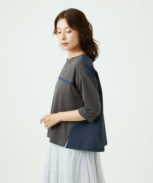 GIANNI LO GIUDICE / ジャンニ・ロ・ジュディチェ カットソー | [洗える・日本製]ドッキングコットン天竺カットソー | 詳細18