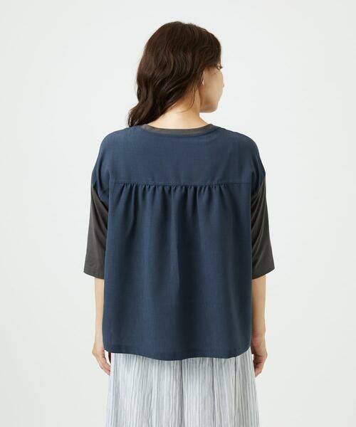 GIANNI LO GIUDICE / ジャンニ・ロ・ジュディチェ カットソー | [洗える・日本製]ドッキングコットン天竺カットソー | 詳細19