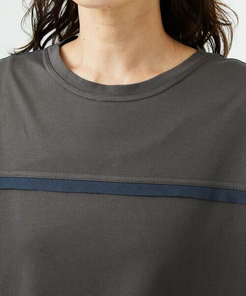 GIANNI LO GIUDICE / ジャンニ・ロ・ジュディチェ カットソー | [洗える・日本製]ドッキングコットン天竺カットソー | 詳細20