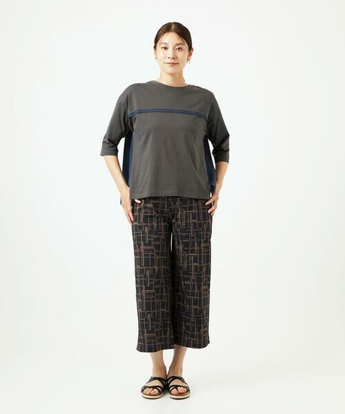 GIANNI LO GIUDICE / ジャンニ・ロ・ジュディチェ カットソー | [洗える・日本製]ドッキングコットン天竺カットソー | 詳細28