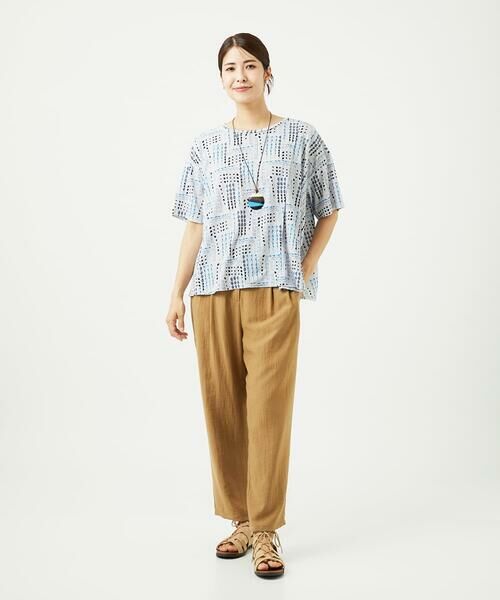 GIANNI LO GIUDICE / ジャンニ・ロ・ジュディチェ カットソー | [接触冷感・洗える]ラインドットプリントカットソー | 詳細22