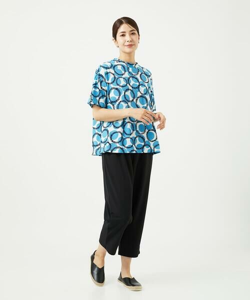 GIANNI LO GIUDICE / ジャンニ・ロ・ジュディチェ カットソー | [接触冷感・洗える・日本製]ドットサークルプリントカットソー | 詳細5