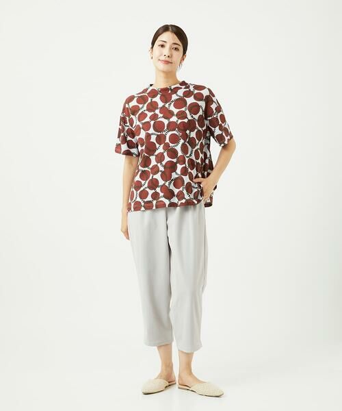 GIANNI LO GIUDICE / ジャンニ・ロ・ジュディチェ カットソー | [接触冷感・洗える・日本製]ドットサークルプリントカットソー | 詳細9