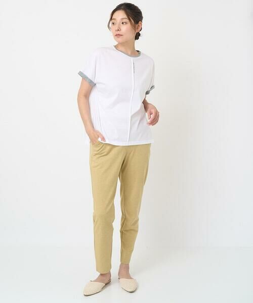 GIANNI LO GIUDICE / ジャンニ・ロ・ジュディチェ その他パンツ | [日本製]スラブストレッチ天竺パンツ | 詳細3