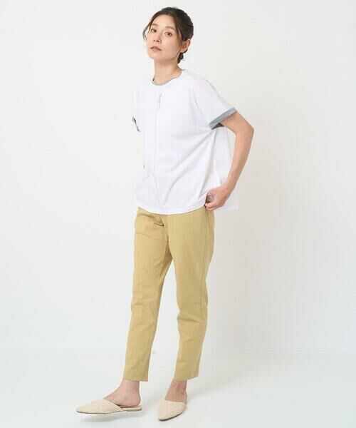 GIANNI LO GIUDICE / ジャンニ・ロ・ジュディチェ その他パンツ | [日本製]スラブストレッチ天竺パンツ | 詳細4