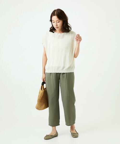 GIANNI LO GIUDICE / ジャンニ・ロ・ジュディチェ その他パンツ | [洗える]レーヨンナイロンリネンパンツ | 詳細18