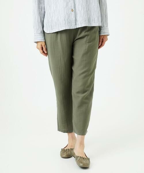 GIANNI LO GIUDICE / ジャンニ・ロ・ジュディチェ その他パンツ | [洗える]レーヨンナイロンリネンパンツ | 詳細5
