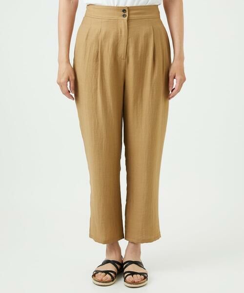 GIANNI LO GIUDICE / ジャンニ・ロ・ジュディチェ その他パンツ | [洗える]レーヨンナイロンリネンパンツ | 詳細22