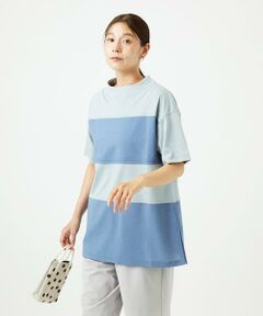 GIANNI LO GIUDICE / ジャンニ・ロ・ジュディチェ チュニック | [洗える・日本製]ドッキングコットン天竺チュニックカットソー