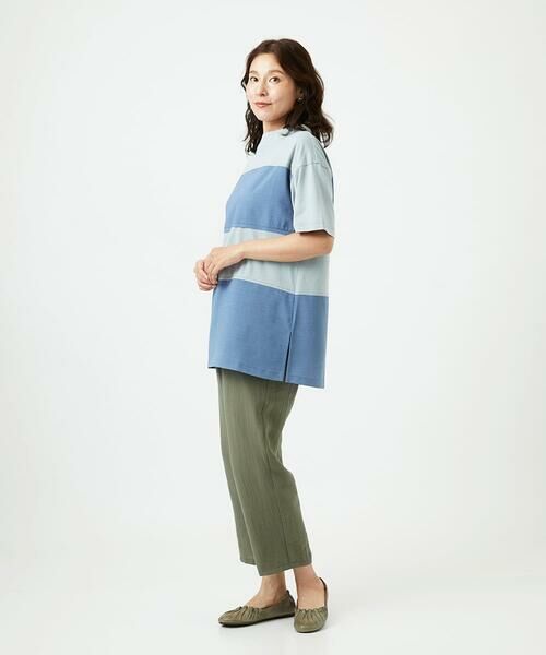 GIANNI LO GIUDICE / ジャンニ・ロ・ジュディチェ チュニック | [洗える・日本製]ドッキングコットン天竺チュニックカットソー | 詳細5