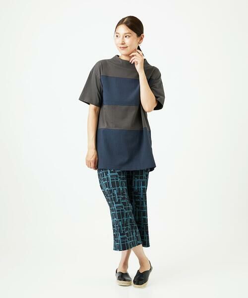 GIANNI LO GIUDICE / ジャンニ・ロ・ジュディチェ チュニック | [洗える・日本製]ドッキングコットン天竺チュニックカットソー | 詳細23