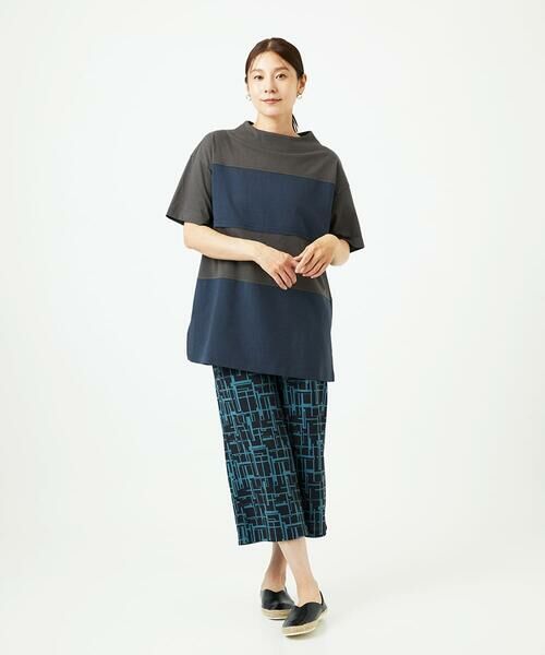 GIANNI LO GIUDICE / ジャンニ・ロ・ジュディチェ チュニック | [洗える・日本製]ドッキングコットン天竺チュニックカットソー | 詳細24